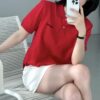 미우미우 여성 PK 티셔츠