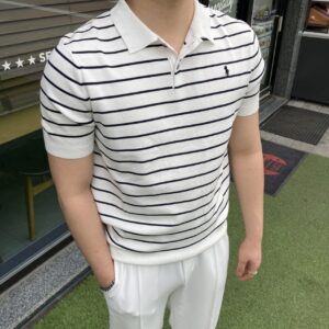 폴로랄프로렌 스트라이프 카라 반팔니트 (3color)