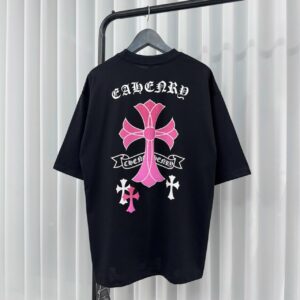 크롬하츠 멀티 엠보 크로스 반팔 티셔츠