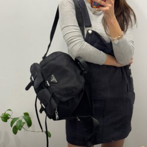 프라다 고급 리나일론 백팩