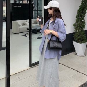 셀린느 트리옹프 보스턴백 블랙