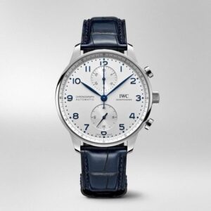 IWC 포르투기저 화이트다이얼 블루침