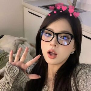 샤넬 안경테 CH3392 C501 명품 스퀘어 레터링 로고 뿔테