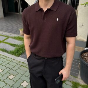 폴로랄프로렌 로우 카라 반팔니트