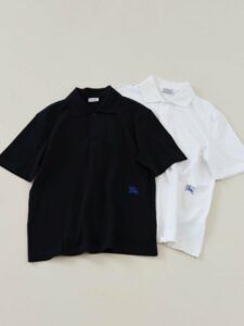 버버리 EKD 기마 자수 폴로 반팔티셔츠