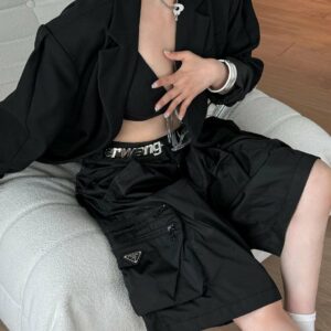 프라다 리나일론 버뮤다 포켓 반바지
