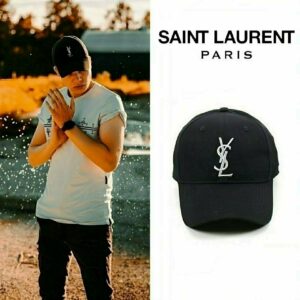 입생로랑 YSL 자수로고 볼캡