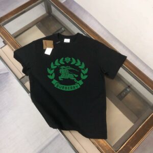 버버리 식물 기사로고 반팔티