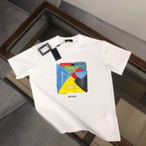프라다 컬러블록 반팔티