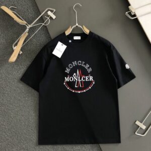 몽클레어 모던 디자인 로고 반팔티