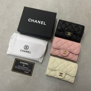 샤넬 클래식 캐비어 플랩 동전지갑