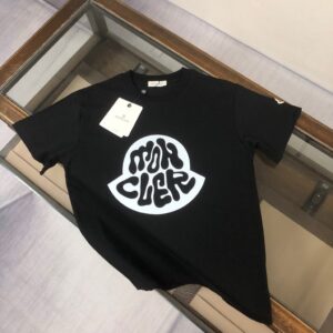 몽클레어 크럼플 레터 반팔티