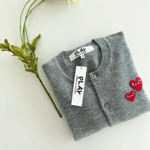 꼼데가르송 더블레드와펜 라운드 가디건