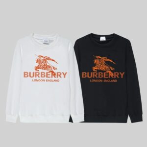 버버리 오렌지 빅로고 기사 맨투맨 