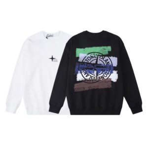 스톤아일랜드 백로고 페인팅 맨투맨