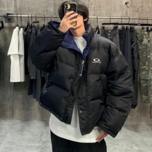 발렌시아가 25 스포츠 아이콘 클립 리버서블 패딩