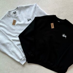 스투시 남녀공용 베이직 스웨트 셔츠
