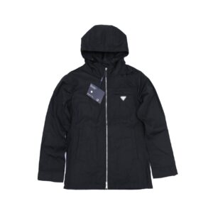 프라다 후드 블루종(블랙)