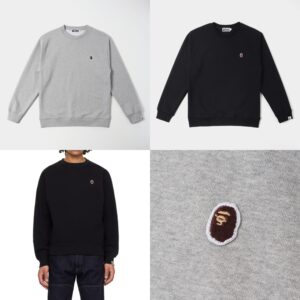 베이프 원포인트 맨투맨