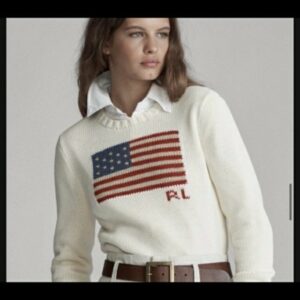 폴로랄프로렌 성조기 인타르시아 니트 여성용