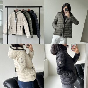 몽클레어 라이트 다운 후드 패딩