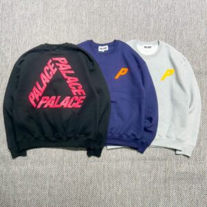 팔라스 P 로고 기모 맨투맨