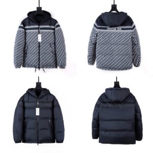 디올 리버시블 오블리크 퀄티드 다운 패딩