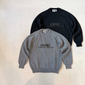 꼼데가르송 CDG 스툴 풀오버 크루넥 니트