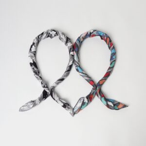 크롬하츠 스퀘어 로고 스카프 2col