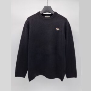 메종키츠네 베이비폭스 울 라운드 니트 3col