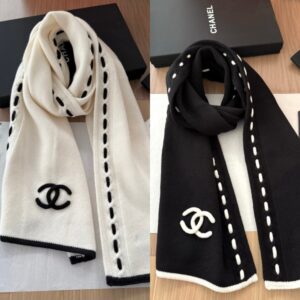 샤넬 블록캐시 니트 머플러