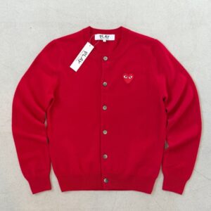 꼼데가르송 레드와펜 라운드 가디건