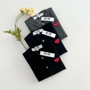 꼼데가르송 레드와펜 라운드 가디건