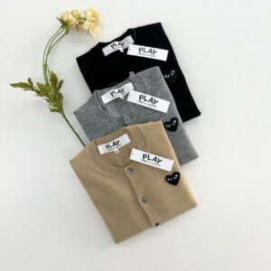 꼼데가르송 블랙와펜 라운드 가디건