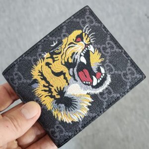 [424번] 구찌 타이거 반지갑 블랙