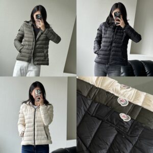 몽클레어 라이트 다운 후드 패딩