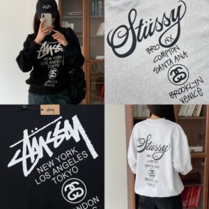 스투시 월드투어 맨투맨