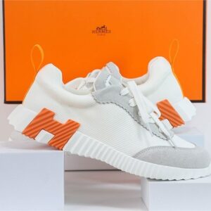 에르메스 바운싱 오렌지 메쉬 남성 스니커즈