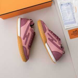 에르메스 Jet rose antique rouge sepia 여성 스니커즈