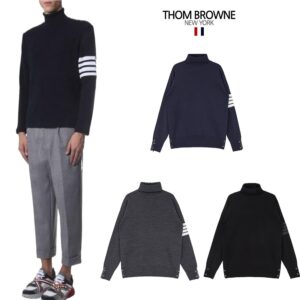 톰브라운 사선완장 터틀넥 3col